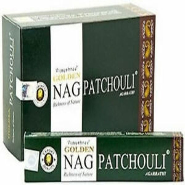 Patchouli Golden Nag Incense 15 gr.